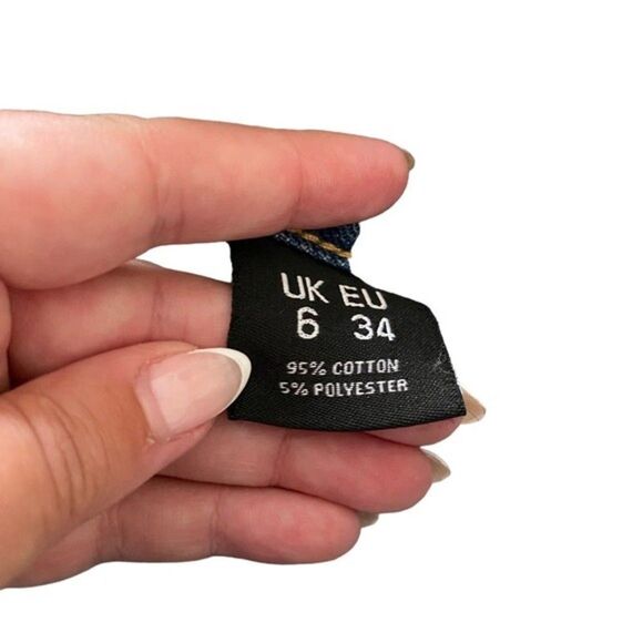 NASTY GAL Medium Wash Mom Jean Sz UK 6 US 2 - Picture 4 of 4